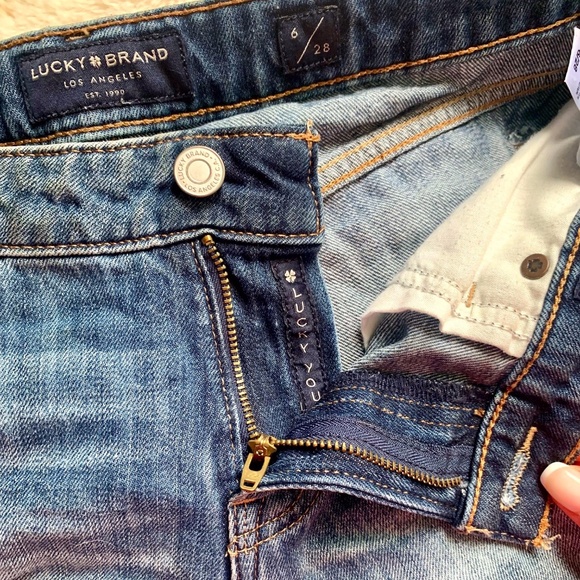 LUCKY BRAND Cutoff Jeans Shorts SIZE 6/28 - Picture 3 of 8